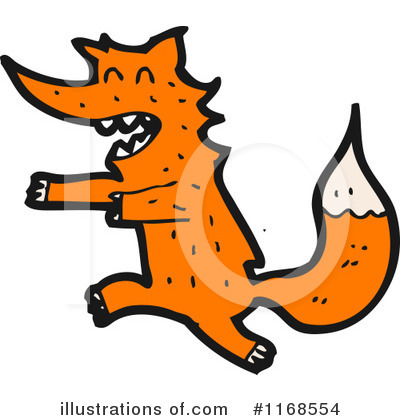 Royalty-Free (RF) Fox Clipart Illustration by lineartestpilot - Stock Sample #1168554