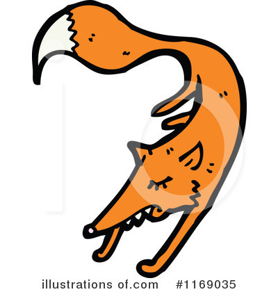 Royalty-Free (RF) Fox Clipart Illustration by lineartestpilot - Stock Sample #1169035