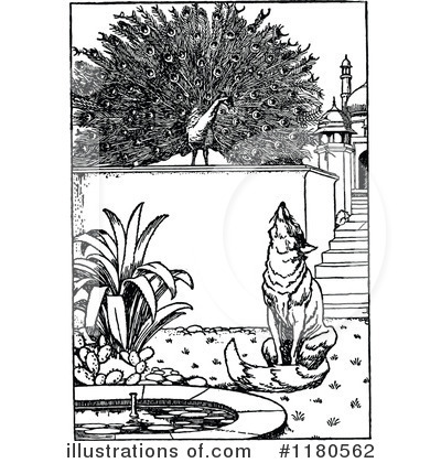 Royalty-Free (RF) Fox Clipart Illustration by Prawny Vintage - Stock Sample #1180562