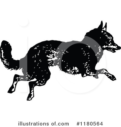 Royalty-Free (RF) Fox Clipart Illustration by Prawny Vintage - Stock Sample #1180564