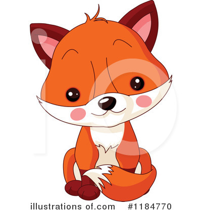 Royalty-Free (RF) Fox Clipart Illustration by Pushkin - Stock Sample #1184770