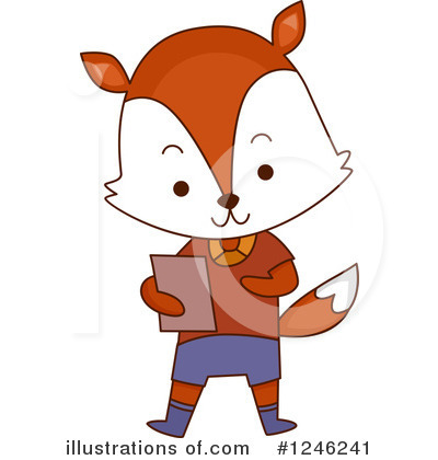 Royalty-Free (RF) Fox Clipart Illustration by BNP Design Studio - Stock Sample #1246241