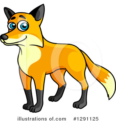 Royalty-Free (RF) Fox Clipart Illustration by Vector Tradition SM - Stock Sample #1291125