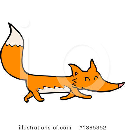 Royalty-Free (RF) Fox Clipart Illustration by lineartestpilot - Stock Sample #1385352