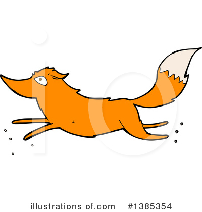 Royalty-Free (RF) Fox Clipart Illustration by lineartestpilot - Stock Sample #1385354
