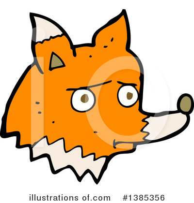 Royalty-Free (RF) Fox Clipart Illustration by lineartestpilot - Stock Sample #1385356