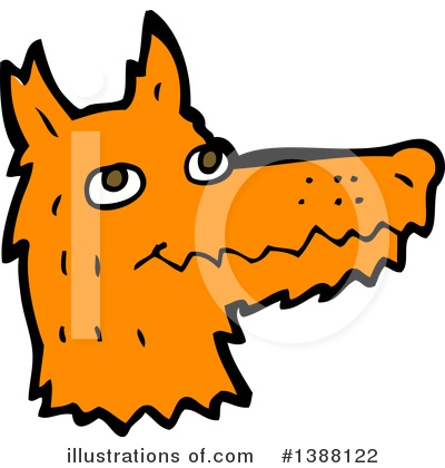 Royalty-Free (RF) Fox Clipart Illustration by lineartestpilot - Stock Sample #1388122