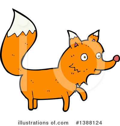 Royalty-Free (RF) Fox Clipart Illustration by lineartestpilot - Stock Sample #1388124