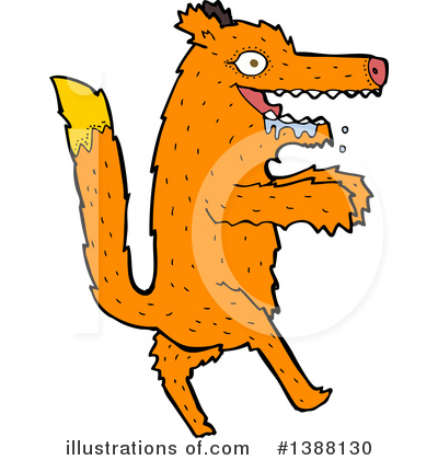 Royalty-Free (RF) Fox Clipart Illustration by lineartestpilot - Stock Sample #1388130