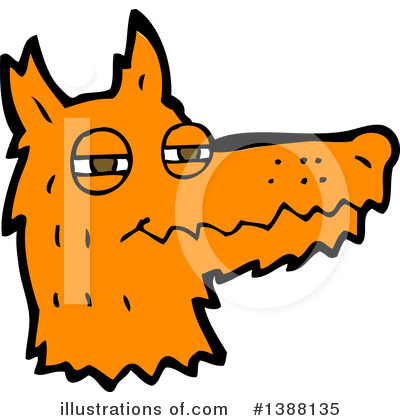 Royalty-Free (RF) Fox Clipart Illustration by lineartestpilot - Stock Sample #1388135
