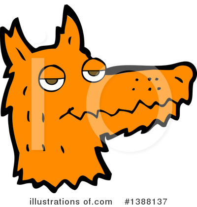 Royalty-Free (RF) Fox Clipart Illustration by lineartestpilot - Stock Sample #1388137