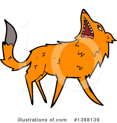 Royalty-Free (RF) Fox Clipart Illustration by lineartestpilot - Stock Sample #1388139