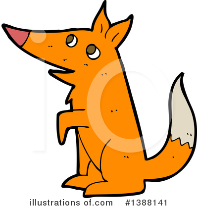Royalty-Free (RF) Fox Clipart Illustration by lineartestpilot - Stock Sample #1388141