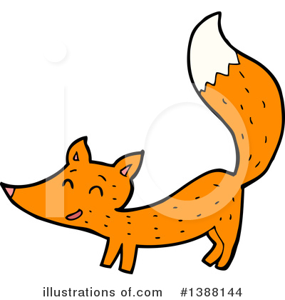 Royalty-Free (RF) Fox Clipart Illustration by lineartestpilot - Stock Sample #1388144