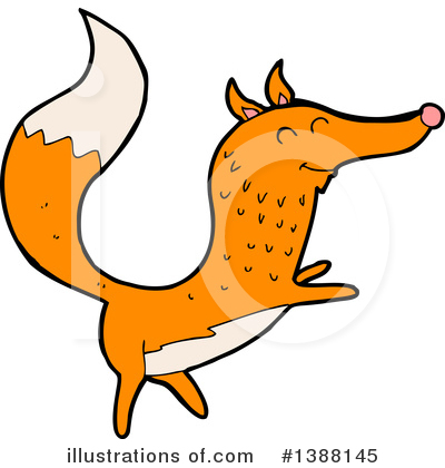 Royalty-Free (RF) Fox Clipart Illustration by lineartestpilot - Stock Sample #1388145