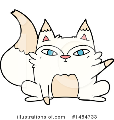 Royalty-Free (RF) Fox Clipart Illustration by lineartestpilot - Stock Sample #1484733