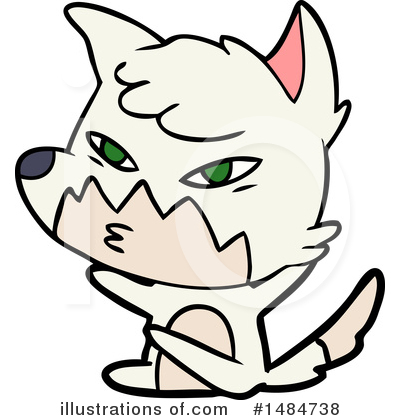 Royalty-Free (RF) Fox Clipart Illustration by lineartestpilot - Stock Sample #1484738