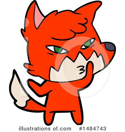 Royalty-Free (RF) Fox Clipart Illustration by lineartestpilot - Stock Sample #1484743