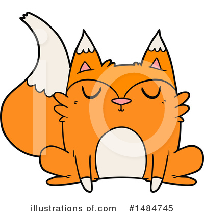 Royalty-Free (RF) Fox Clipart Illustration by lineartestpilot - Stock Sample #1484745