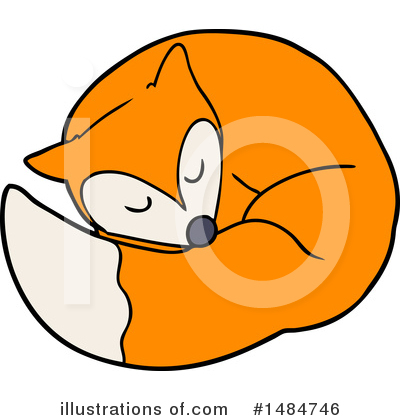 Royalty-Free (RF) Fox Clipart Illustration by lineartestpilot - Stock Sample #1484746
