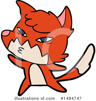 Royalty-Free (RF) Fox Clipart Illustration by lineartestpilot - Stock Sample #1484747