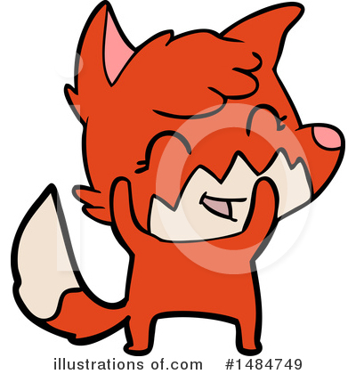 Royalty-Free (RF) Fox Clipart Illustration by lineartestpilot - Stock Sample #1484749