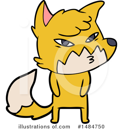 Royalty-Free (RF) Fox Clipart Illustration by lineartestpilot - Stock Sample #1484750