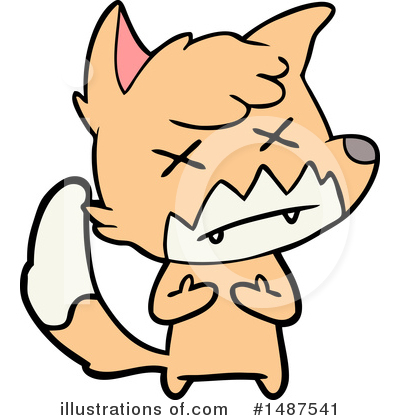 Royalty-Free (RF) Fox Clipart Illustration by lineartestpilot - Stock Sample #1487541
