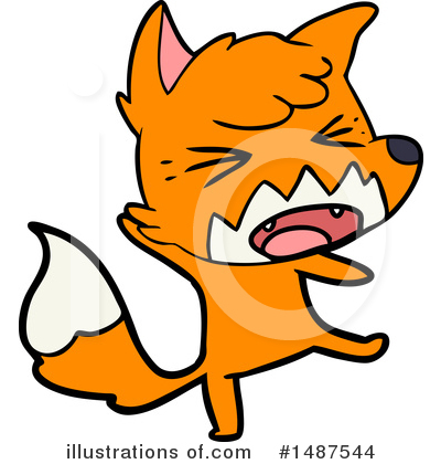 Royalty-Free (RF) Fox Clipart Illustration by lineartestpilot - Stock Sample #1487544