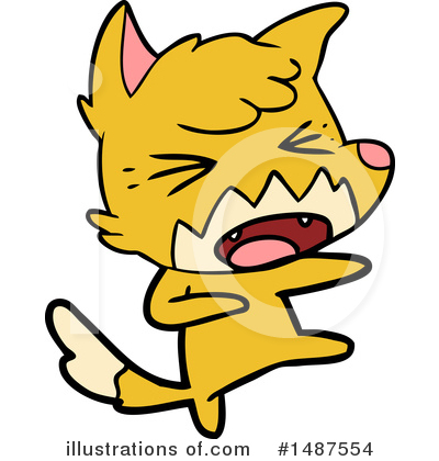Royalty-Free (RF) Fox Clipart Illustration by lineartestpilot - Stock Sample #1487554
