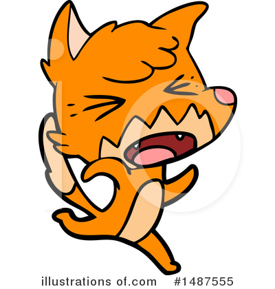 Royalty-Free (RF) Fox Clipart Illustration by lineartestpilot - Stock Sample #1487555