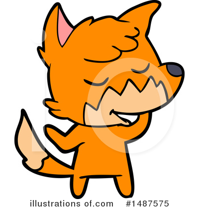 Royalty-Free (RF) Fox Clipart Illustration by lineartestpilot - Stock Sample #1487575
