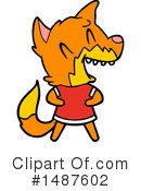 Fox Clipart #1487602 by lineartestpilot