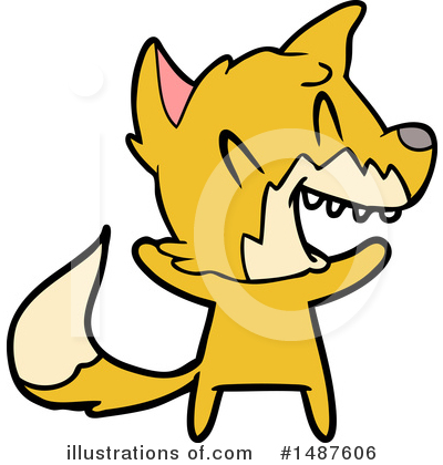 Royalty-Free (RF) Fox Clipart Illustration by lineartestpilot - Stock Sample #1487606