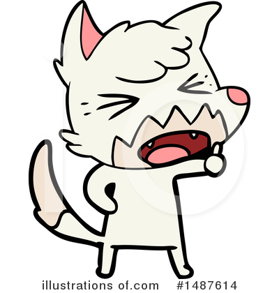 Royalty-Free (RF) Fox Clipart Illustration by lineartestpilot - Stock Sample #1487614