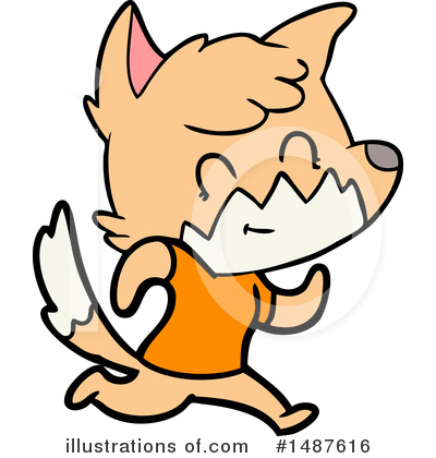 Royalty-Free (RF) Fox Clipart Illustration by lineartestpilot - Stock Sample #1487616