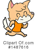 Fox Clipart #1487616 by lineartestpilot