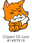 Fox Clipart #1487619 by lineartestpilot