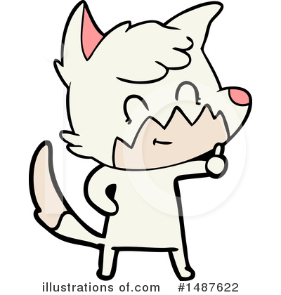 Royalty-Free (RF) Fox Clipart Illustration by lineartestpilot - Stock Sample #1487622