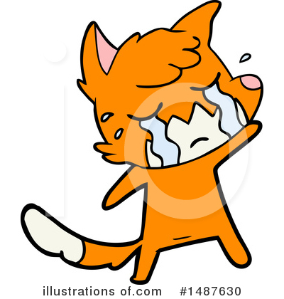 Royalty-Free (RF) Fox Clipart Illustration by lineartestpilot - Stock Sample #1487630
