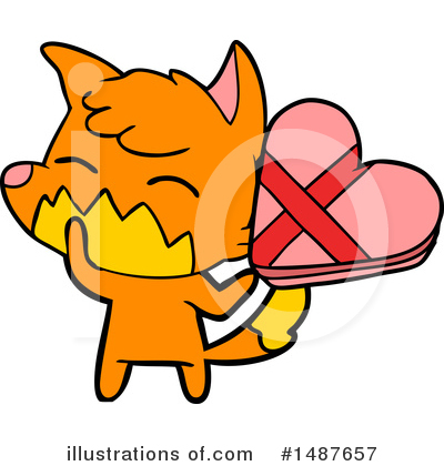 Royalty-Free (RF) Fox Clipart Illustration by lineartestpilot - Stock Sample #1487657