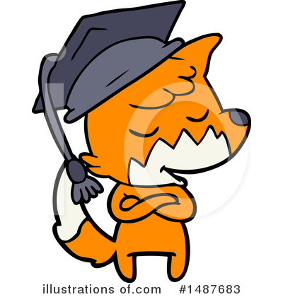 Royalty-Free (RF) Fox Clipart Illustration by lineartestpilot - Stock Sample #1487683