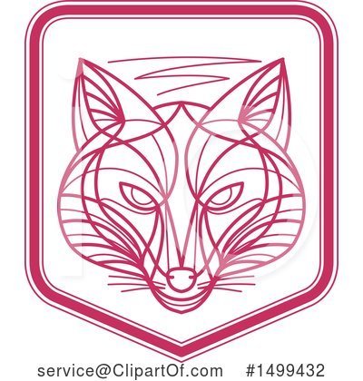 Royalty-Free (RF) Fox Clipart Illustration by patrimonio - Stock Sample #1499432