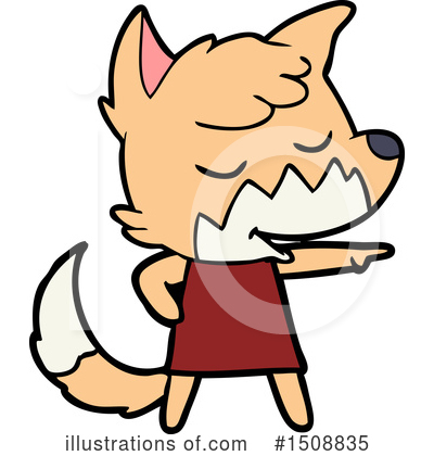 Royalty-Free (RF) Fox Clipart Illustration by lineartestpilot - Stock Sample #1508835