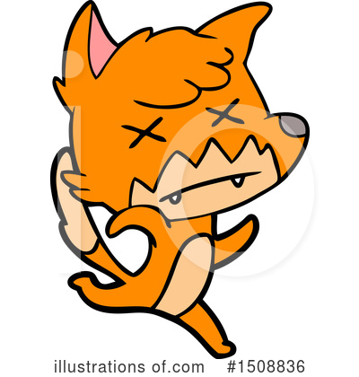 Royalty-Free (RF) Fox Clipart Illustration by lineartestpilot - Stock Sample #1508836