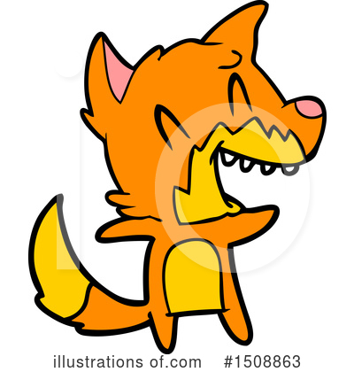 Royalty-Free (RF) Fox Clipart Illustration by lineartestpilot - Stock Sample #1508863