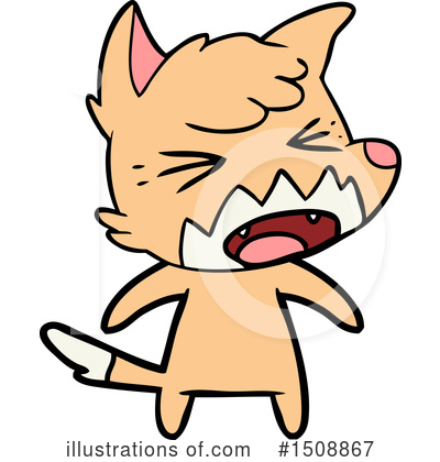 Royalty-Free (RF) Fox Clipart Illustration by lineartestpilot - Stock Sample #1508867