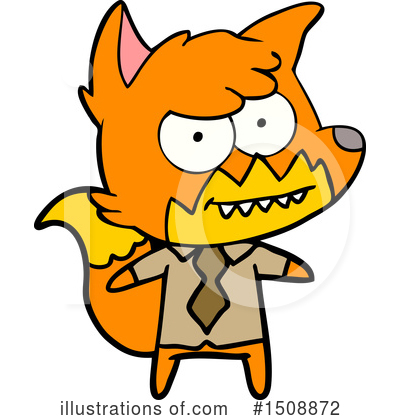 Royalty-Free (RF) Fox Clipart Illustration by lineartestpilot - Stock Sample #1508872