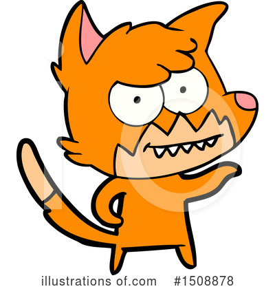 Royalty-Free (RF) Fox Clipart Illustration by lineartestpilot - Stock Sample #1508878