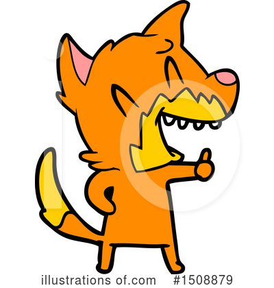 Royalty-Free (RF) Fox Clipart Illustration by lineartestpilot - Stock Sample #1508879